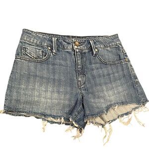 Unpublished Jean Shorts Anthropologie Size 35 Frayed
